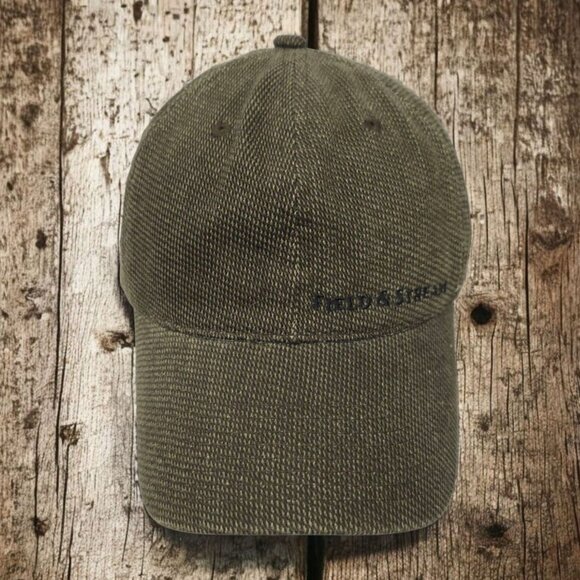Field and Stream Adjustable Strapback Cap 6 Panel Hunting Baseball Hat Brown - Picture 1 of 14
